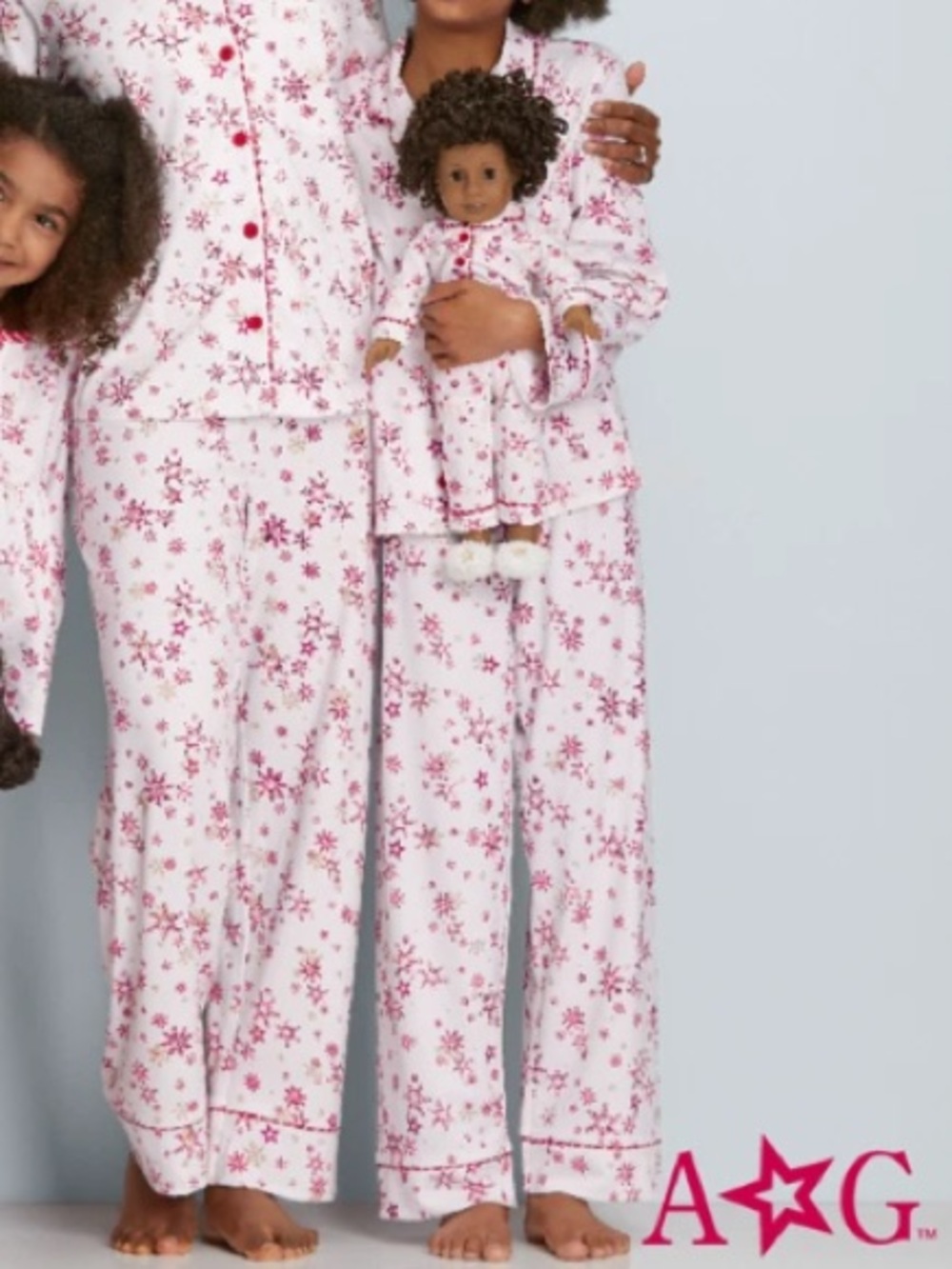 American Girl Warm Wishes 2 Pcs Set Pajama M 10-12